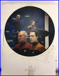 Star Trek Generations, Keith Birdsong, Painting Original Art, Hamilton Plate