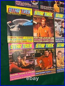 Star Trek Giant Poster Book lot of 17 Volumes 1-17 1976
