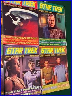 Star Trek Giant Poster Book lot of 17 Volumes 1-17 1976 Star Trek Giant Poster Book lot of 17 Volumes 1-17 1976