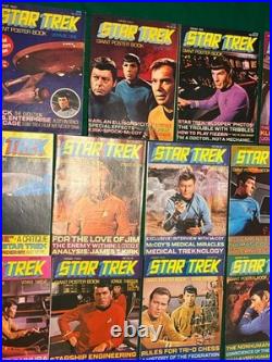 Star Trek Giant Poster Book lot of 17 Volumes 1-17 1976