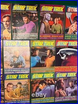 Star Trek Giant Poster Book lot of 17 Volumes 1-17 1976