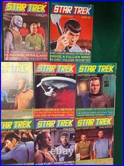 Star Trek Giant Poster Book lot of 17 Volumes 1-17 1976