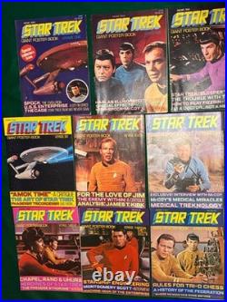 Star Trek Giant Poster Book lot of 17 Volumes 1-17 1976