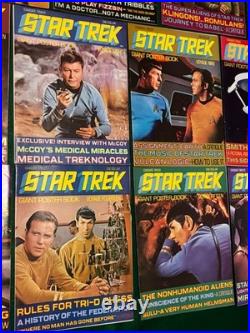 Star Trek Giant Poster Book lot of 17 Volumes 1-17 1976
