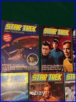 Star Trek Giant Poster Book lot of 17 Volumes 1-17 1976