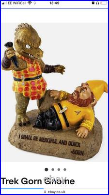 Star Trek Gnomes Spock & Captain Kirk fighting Gorn both new in box