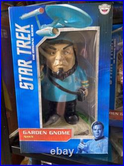 Star Trek Gnomes Spock & Captain Kirk fighting Gorn both new in box