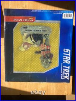 Star Trek Gnomes Spock & Captain Kirk fighting Gorn both new in box