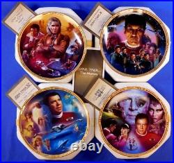 Star Trek Hamilton Collection Commemorative Plate Lot Of 35 Tos Tng Movies More