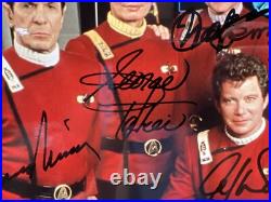 Star Trek Heros of the Final Frontier Autographed Cast Photo Paramount Studios