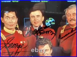 Star Trek Heros of the Final Frontier Autographed Cast Photo Paramount Studios