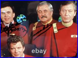 Star Trek Heros of the Final Frontier Autographed Cast Photo Paramount Studios