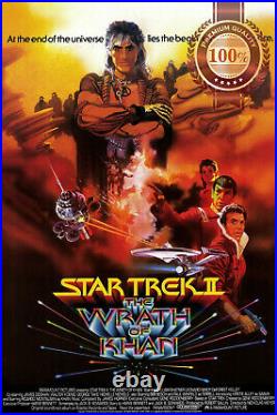 Star Trek II The Wrath Of Khan 2 1982 Original Cinema Movie Print Premium Poster