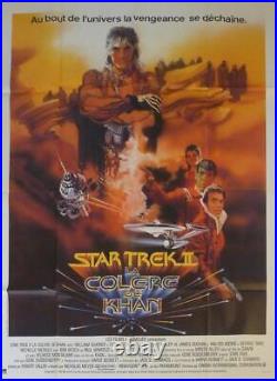 Star Trek II The Wrath Of Khan Shatner / Nimoy Original Large Movie Poster