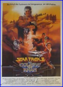 Star Trek II The Wrath Of Khan Shatner / Nimoy Original Large Movie Poster