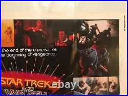 Star Trek II The Wrath of Khan (1982) original movie Jumbo Lobby Card RARE FIND