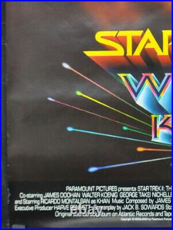 Star Trek II Wrath Of Khan 1982 Original 27x40 Uk Movie Poster William Shatner
