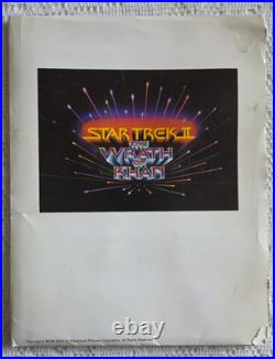 Star Trek II Wrath of Khan, ORIGINAL Press Kit, 15 Photos, Orig Paramount Folder