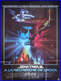 Star Trek III The Search for Spock ORIGINAL French Grande Film Poster 1984
