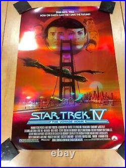 Star Trek IV The Voyage Home Foil Variant Poster Bob Peak Vice Press Ltd 200