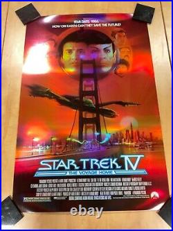 Star Trek IV The Voyage Home Foil Variant Poster Bob Peak Vice Press Ltd 200