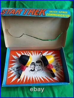 Star Trek Inter-Space Communicator The Original Series Kirk Spock Lone Star 1974