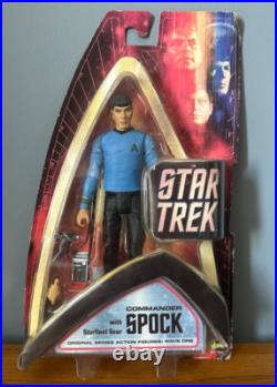 Star Trek Kirk Spock & McCoy Art Asylum x3 Figures Wave 1 One 2003