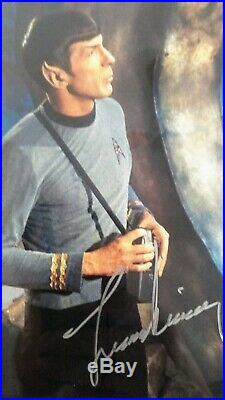 Star Trek Kirk Spock The Edge of Forever Limited Edition Autographed 73/950 COA