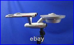 Star Trek Lamp USS Enterprise 1999 Funatik in Box Tested and Works