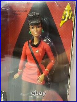 Star Trek Lieutenant Uhura Barbie Doll 2016 Black Label Mattel Dgw70 Nrfb