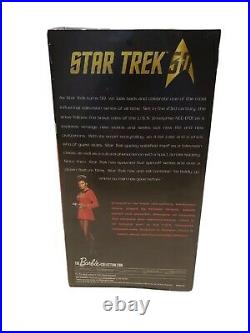 Star Trek Lieutenant Uhura Barbie Doll 2016 Black Label Mattel Dgw70 Nrfb