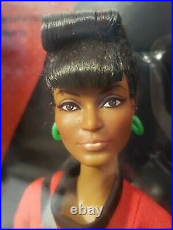 Star Trek Lieutenant Uhura Barbie Doll 2016 Black Label Mattel Dgw70 Nrfb