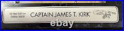 Star Trek Limited Edition 15x12 Plaque Capt James T Kirk Signed William Shatner