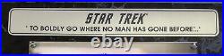 Star Trek Limited Edition 15x12 Plaque Capt James T Kirk Signed William Shatner