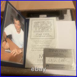 Star Trek Master Replicas Communicator Shatner Signature Edition New in Box