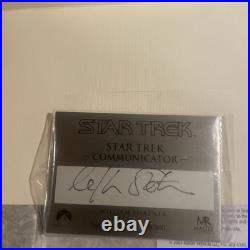 Star Trek Master Replicas Communicator Shatner Signature Edition New in Box
