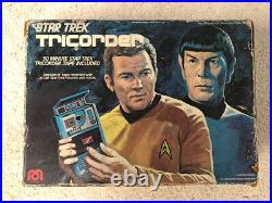 Star Trek Mego 1976 Tricorder Cassette Tape Player Vintage