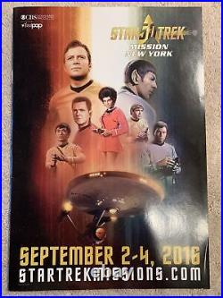 Star Trek Mission New York 2016 50th Anniversary Lot With Signatures