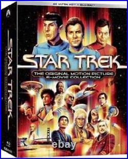 Star Trek Motion Picture Collection 1 2 3 4 5 6 New 4K Ultra HD Region B Blu-ray