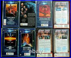 Star Trek / Movie Colelection / 14 x VHS / 1997-1999 / VHR 4554 / VHR 4896