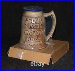 Star Trek Mr. Spock 1982 Rumph Mug Stein Original Box Unused