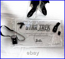 Star Trek Mr. Spock Orig. Series 50th Anniversary Barbie Collection Black Label