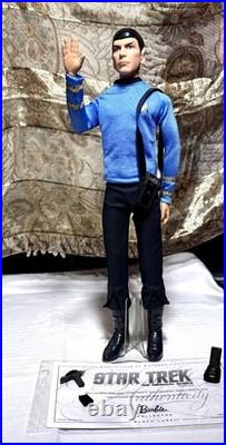 Star Trek Mr. Spock Orig. Series 50th Anniversary Barbie Collection Black Label