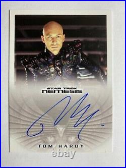 Star Trek Nemesis Tom Hardy Shinzon Autograph Eddie Brock Venom Bane Auto Card