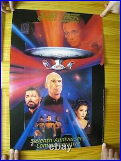 Star Trek Next Generation Poster Seventh Anniversary