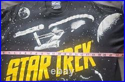 Star Trek OG Series Vintage 1990s T-Shirt ACME The Final Frontier Mens L RARE