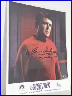 Star Trek OS Signed Official Lithograph Set Original Crew