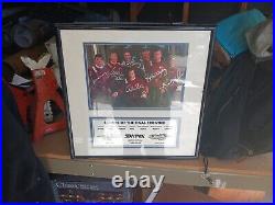 Star Trek Original Cast Heroes Framed Signed Photo Plaque LE 1558/2500 COA