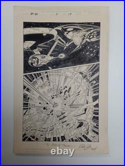 Star Trek Original Comic Artwork Mike Collins Greg Adams Lot 162