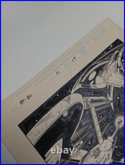 Star Trek Original Comic Artwork Mike Collins Greg Adams Lot 162
